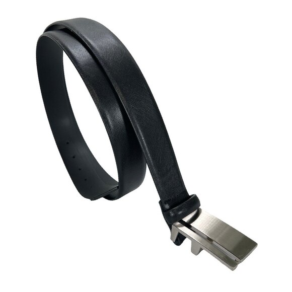 Leather Belt Men's Metal Pin Buckle - Picture 4 of 10